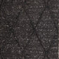 Graphite wool rug close-up with dark geometric design and textured weave | Colombo New Zealand Wool Rug Graphite Modern Abstract Wool Area Rug - Rugs Point Australia