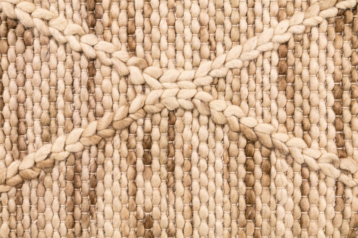 Colombo New Zealand Wool Rug Natural colour.