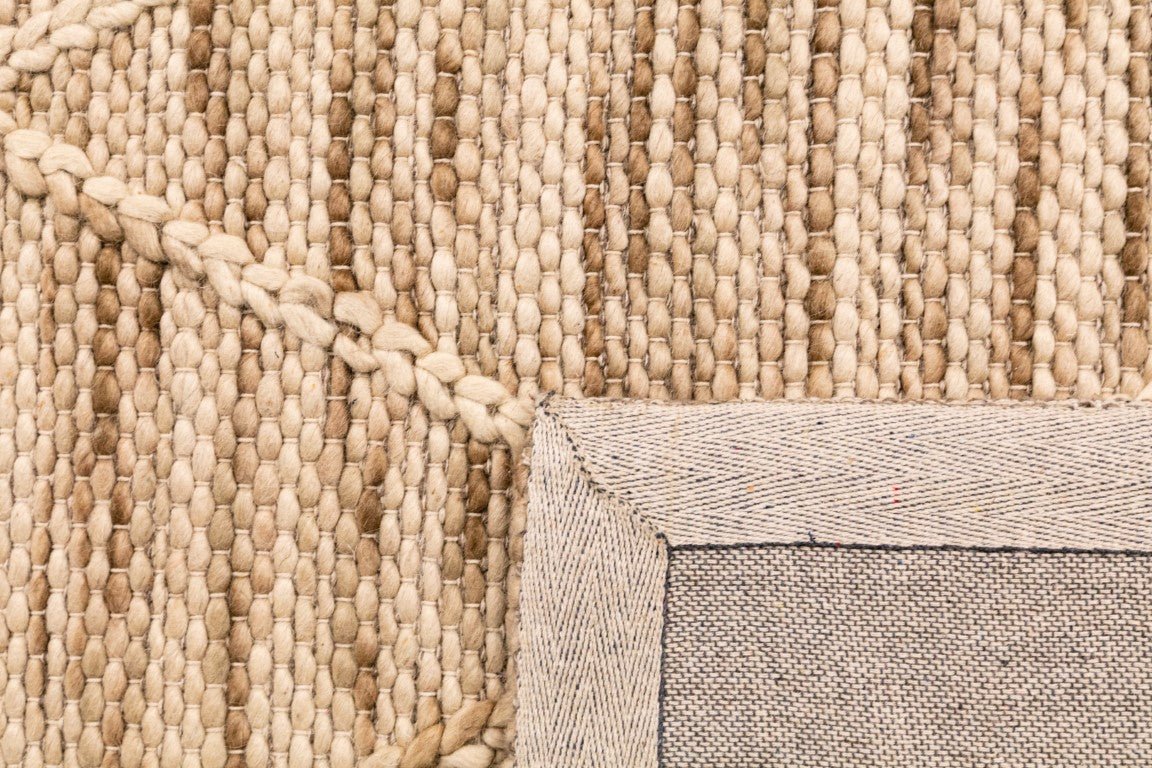 Colombo New Zealand Wool Rug Natural colour.
