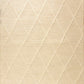 Cream wool rug close-up of diamond trellis pattern | Colombo Wool Rug 1271 Cream Textured Woven Living Room Rug - Rugs Point Australia