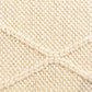 Cream wool rug textured loop pile close-up | Colombo Wool Rug 1271 Cream Textured Woven Living Room Rug - Rugs Point Australia