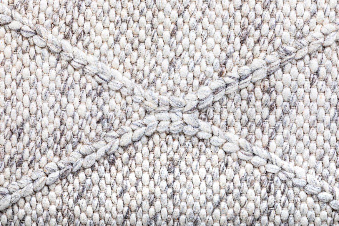 Colombo Wool Rug 1271 Light Grey.