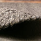 Colombo Wool Rug Dark Grey.