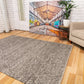 Colombo Wool Rug Dark Grey.