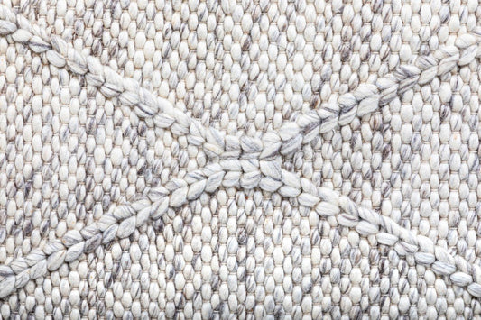 Colombo Wool Rug 1271 Light Grey.