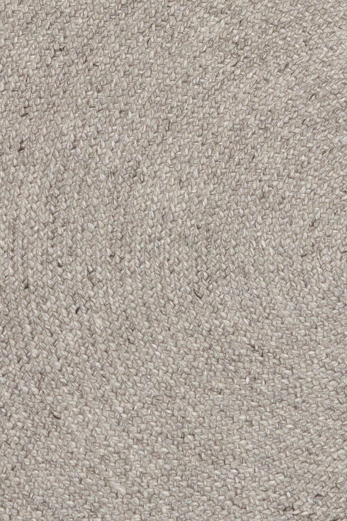 Light gray textured woven rug surface close-up with speckled fiber pattern