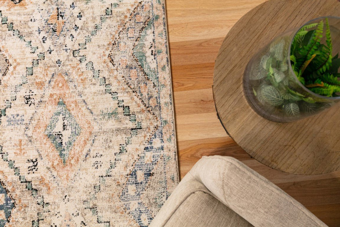 Cozy Contemporary Rug 5421 Ivory Beige.