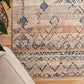 Cozy Contemporary Rug 5425 Rust Dark Beige.
