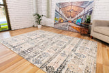 Cozy Contemporary Rug 5434 Ivory Beige.