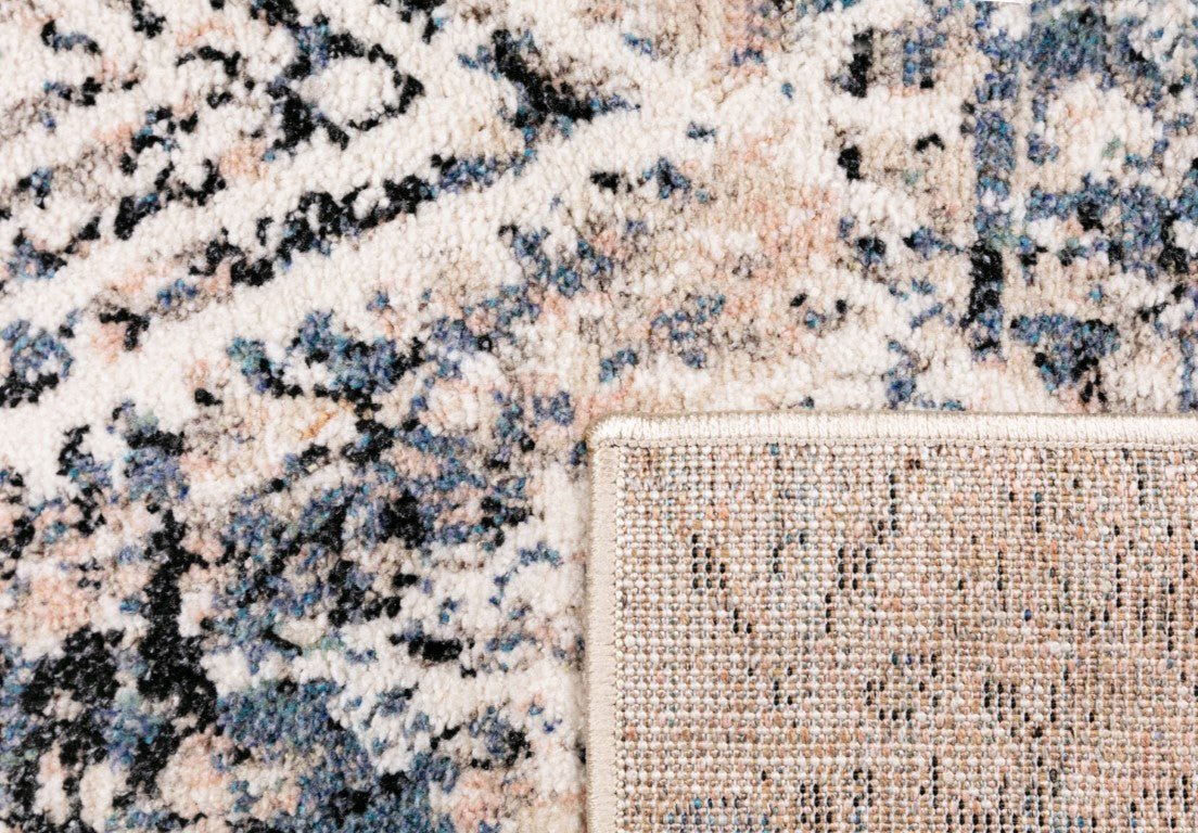 Cozy Contemporary Rug 5437 Ivory Dark Beige.