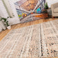 Cozy Contemporary Rug 5442 Rose dark Beige.