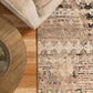 Cozy Contemporary Rug 5442 Rose dark Beige.