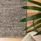 Dasha  wool Rug Dark Grey.