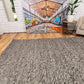 Dasha  wool Rug Dark Grey.