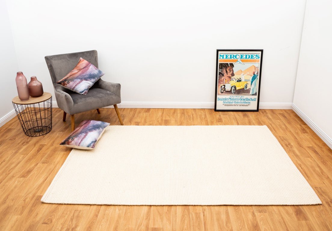 Dasha Wool Rug Cream.