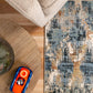 Dream Modern Area Rug  Denim Taupe.