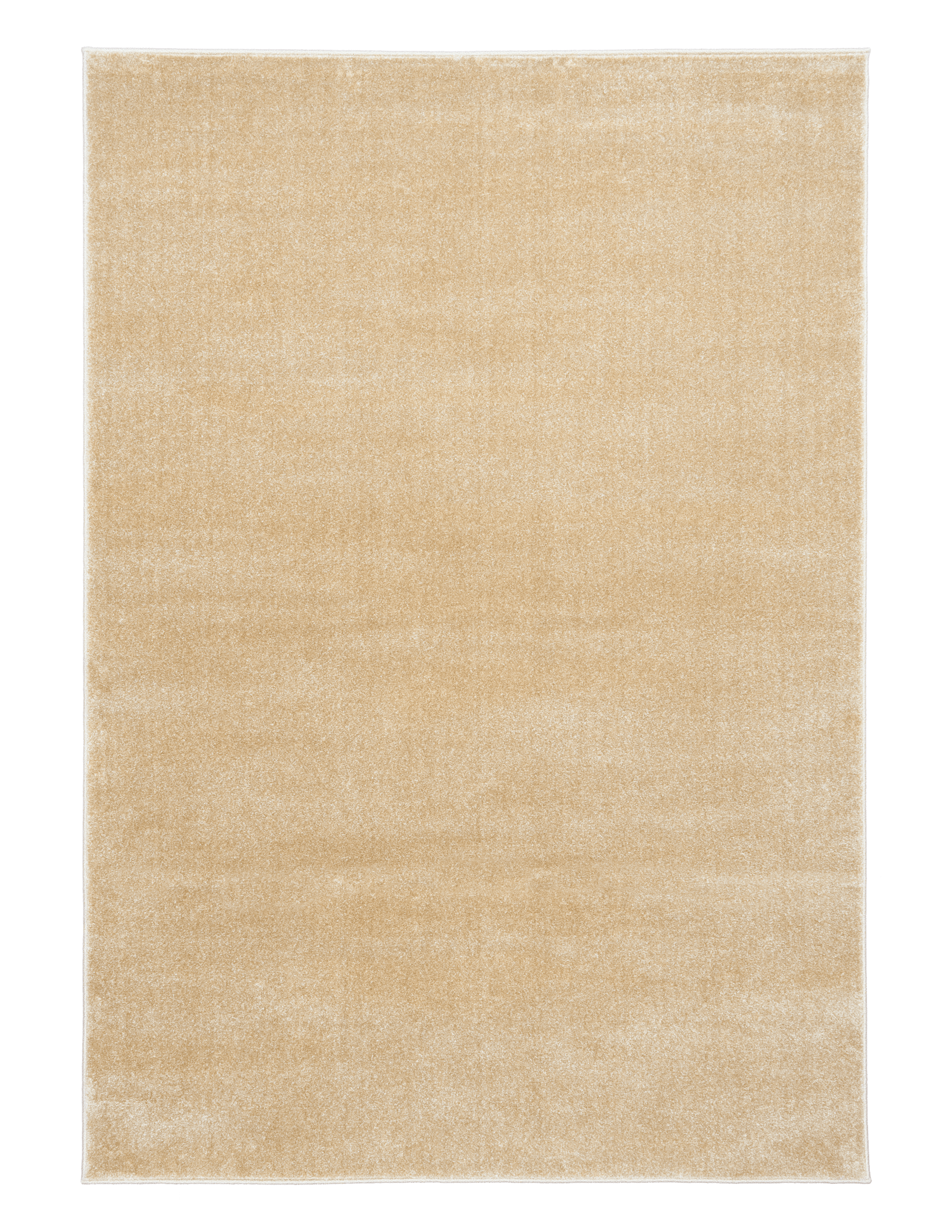 Beige area rug with speckled pile and rectangular stitched border | Eclipse Nimes Modern Abstract Living Room Rug - Rugs Point Australia