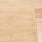 Beige area rug corner with flat weave texture and light border | Eclipse Nimes Modern Abstract Living Room Rug - Rugs Point Australia