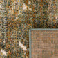 Beige multipurpose rug corner with woven border and textured backing mesh