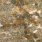 Close-up of beige multipurpose rug with multicolor speckled distressed weave