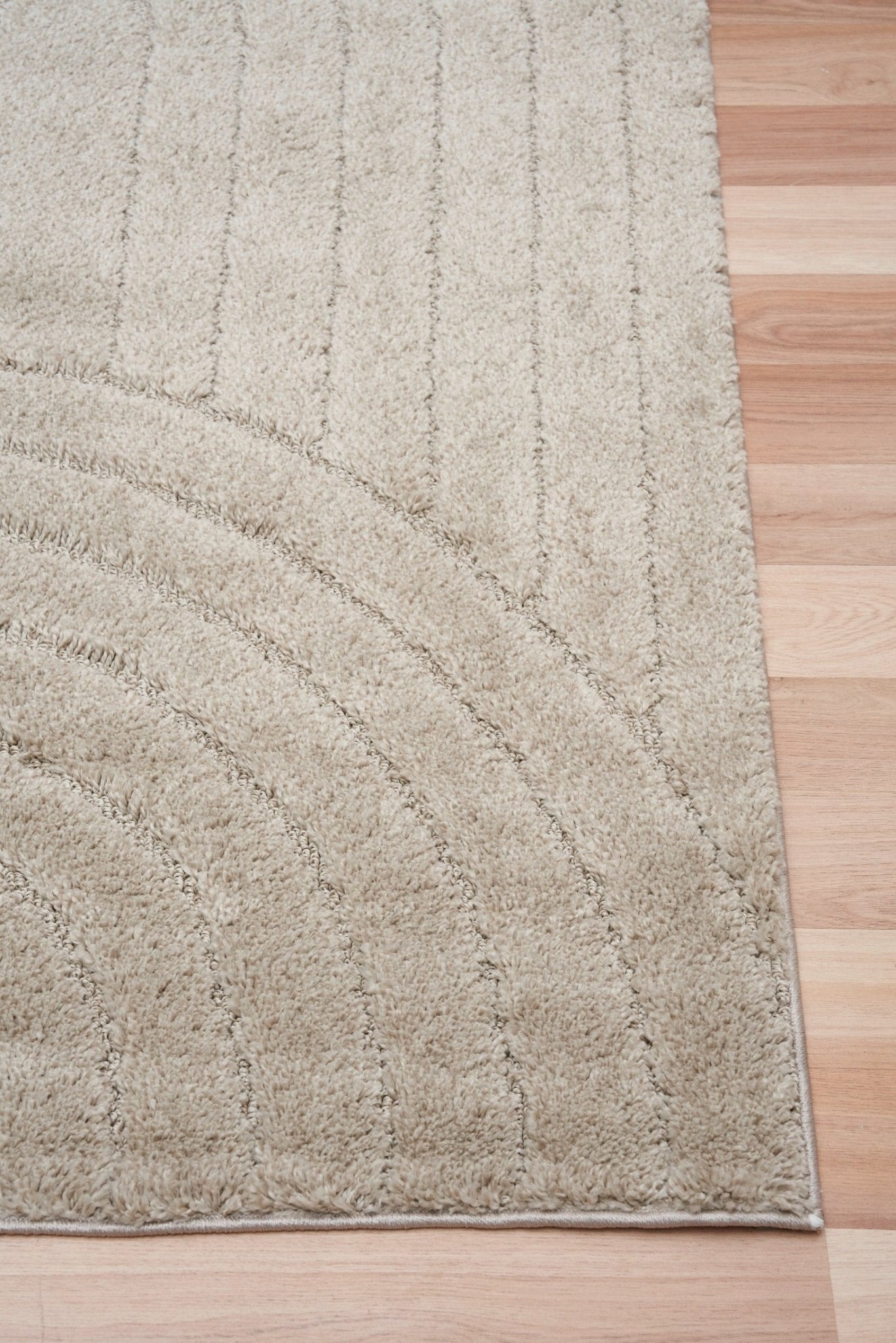 Marli One colour Rug 12415 Beige.