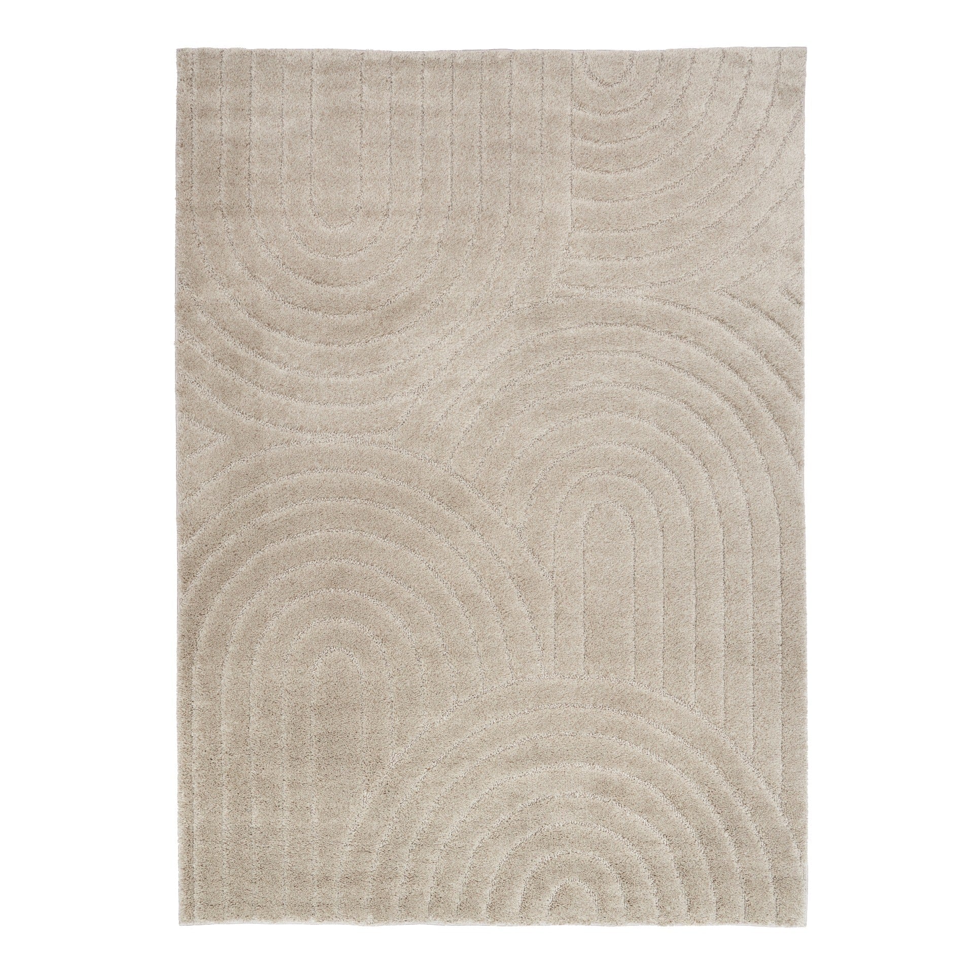 Marli One colour Rug 12415 Beige.