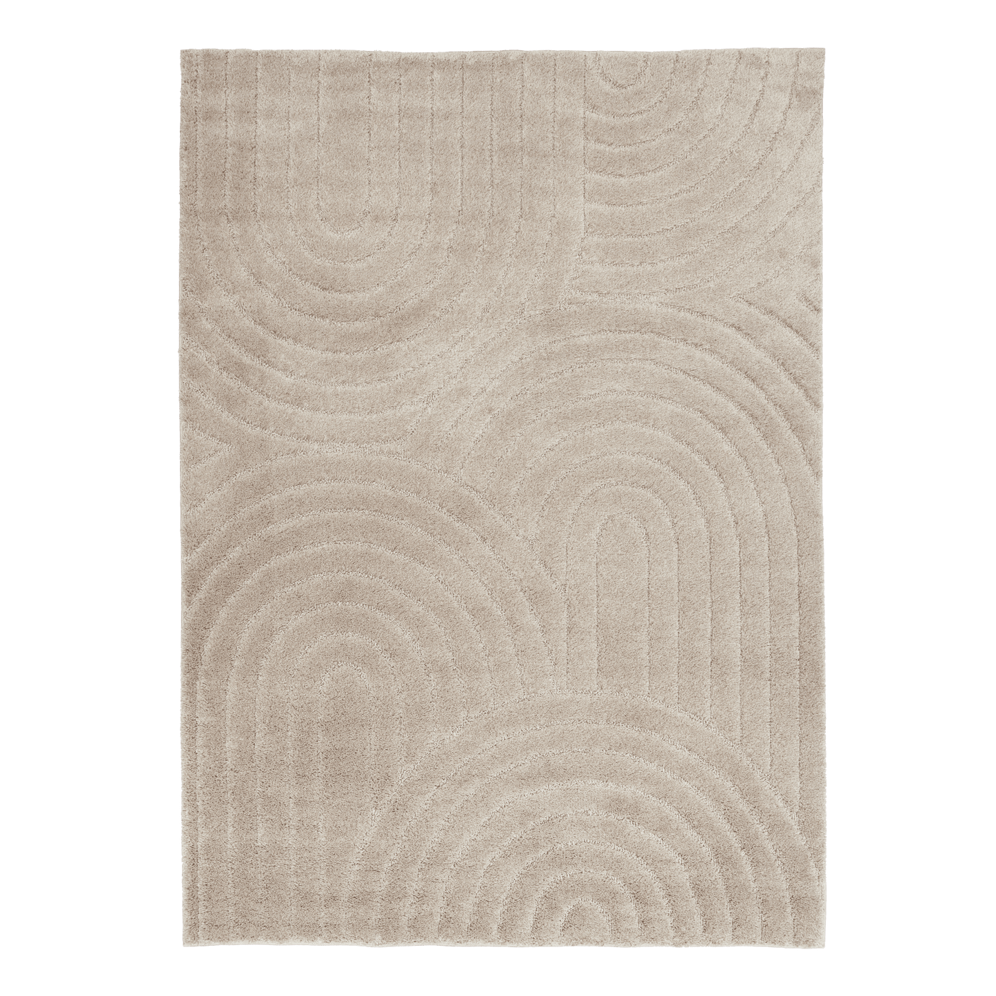 Marli One colour Rug 12415 Beige.