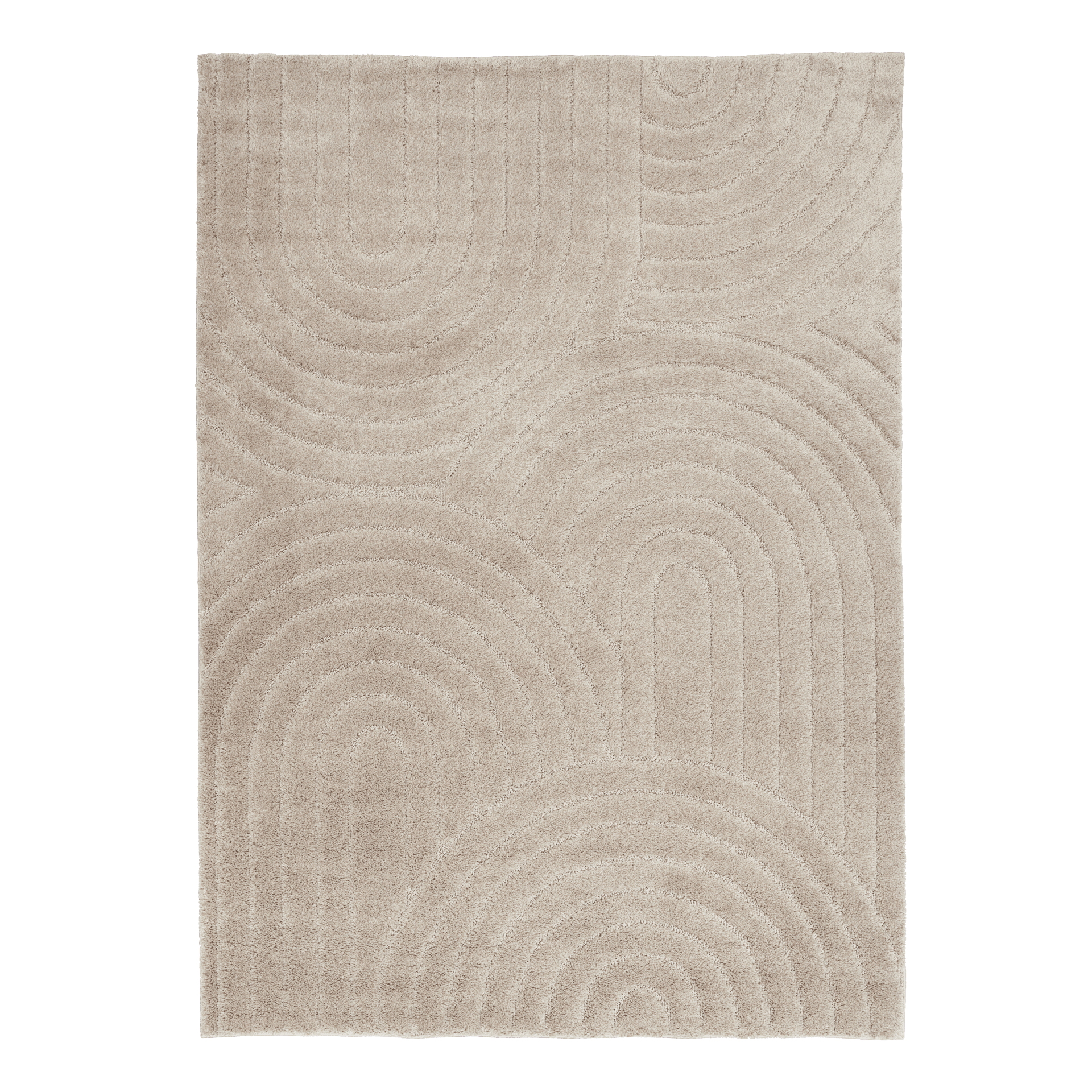 Marli One colour Rug 12415 Beige.