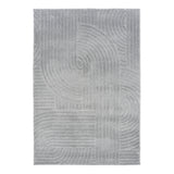 Marli Plain colour Rug 12417 Light Grey.
