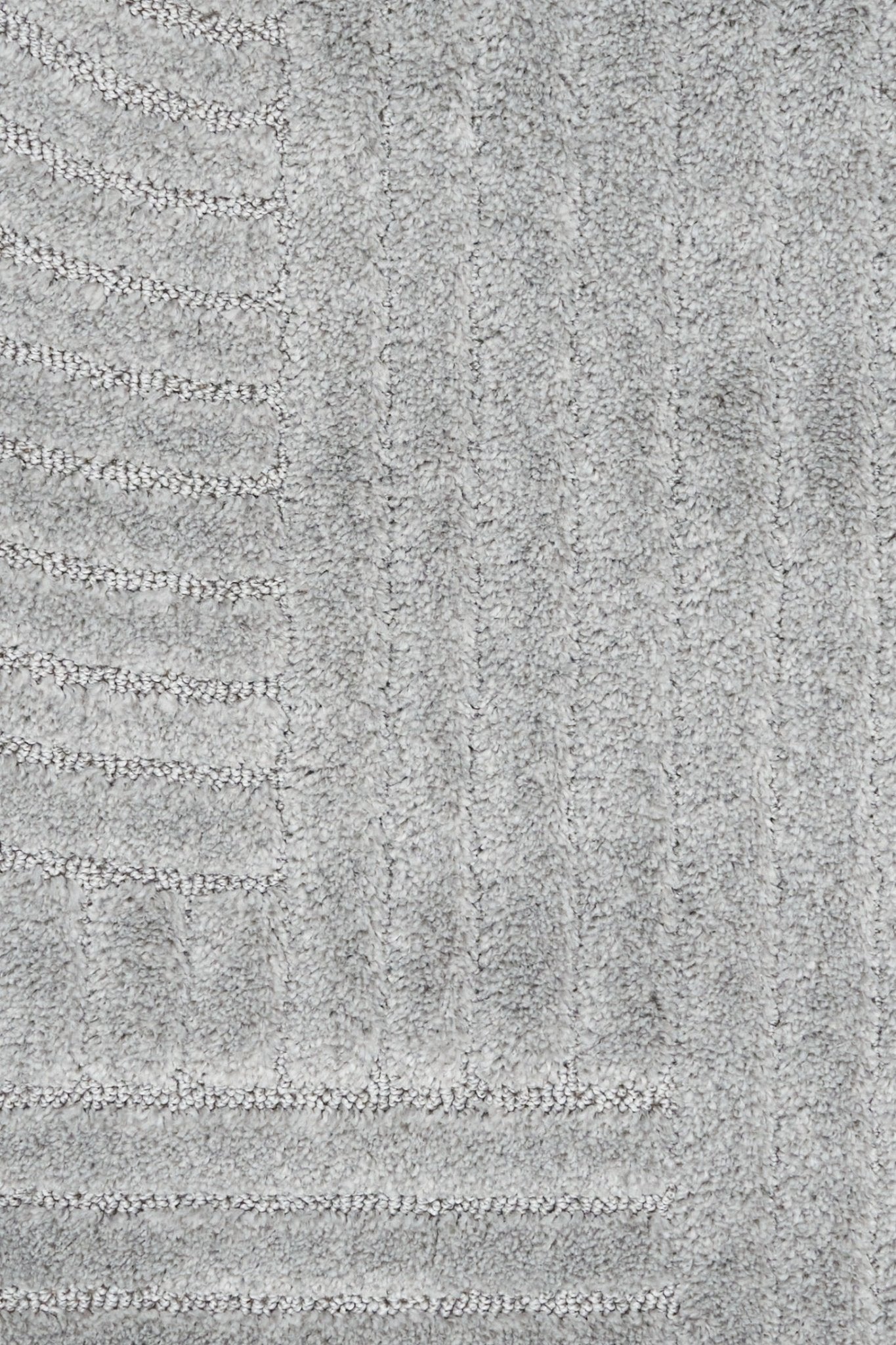Marli Plain colour Rug 12417 Light Grey.