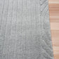 Marli Plain colour Rug 12417 Light Grey.