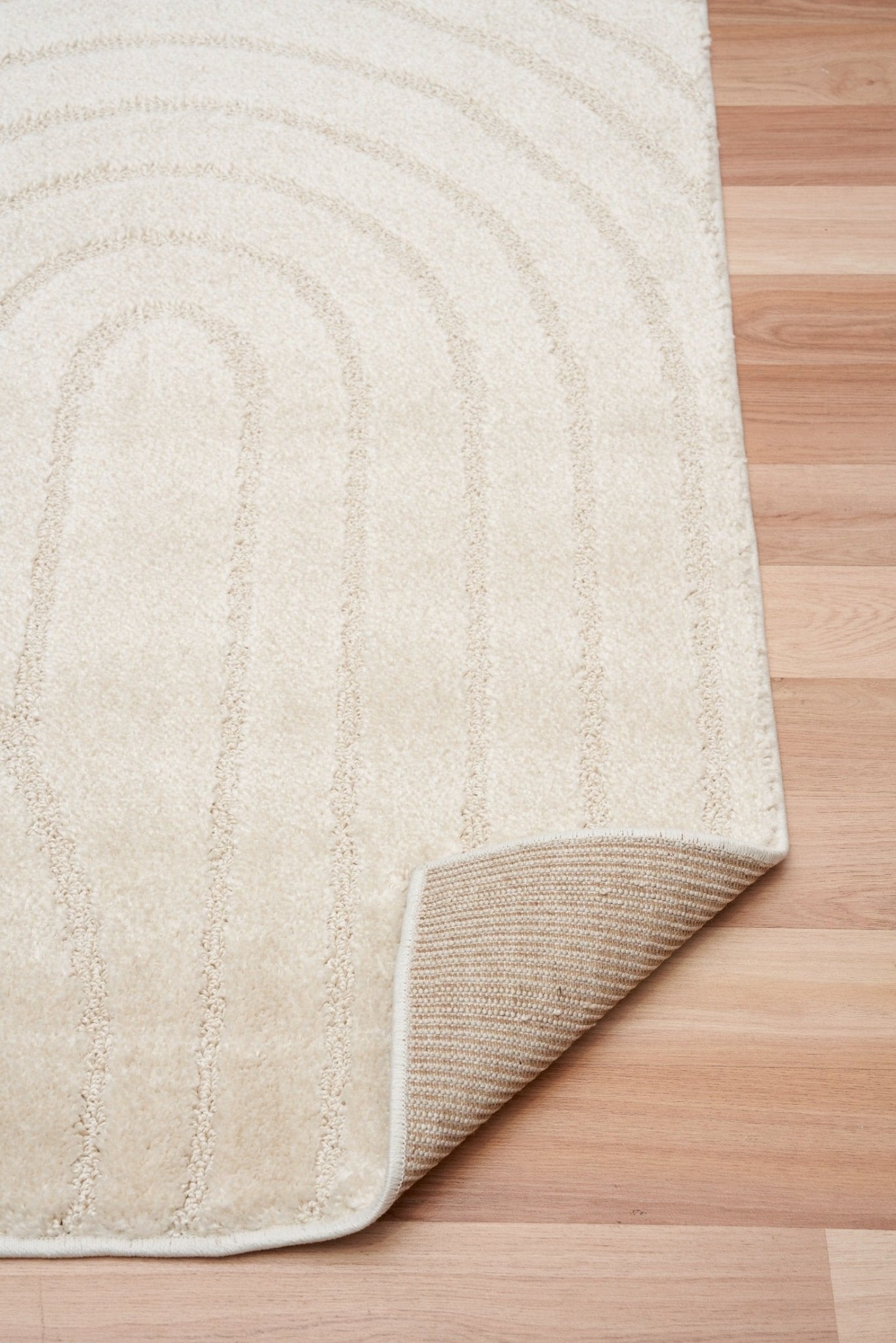 Marli Plain rug 12415 Ivory.