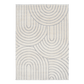 Marli Shagg Rug 12415 Ivory Light Grey.