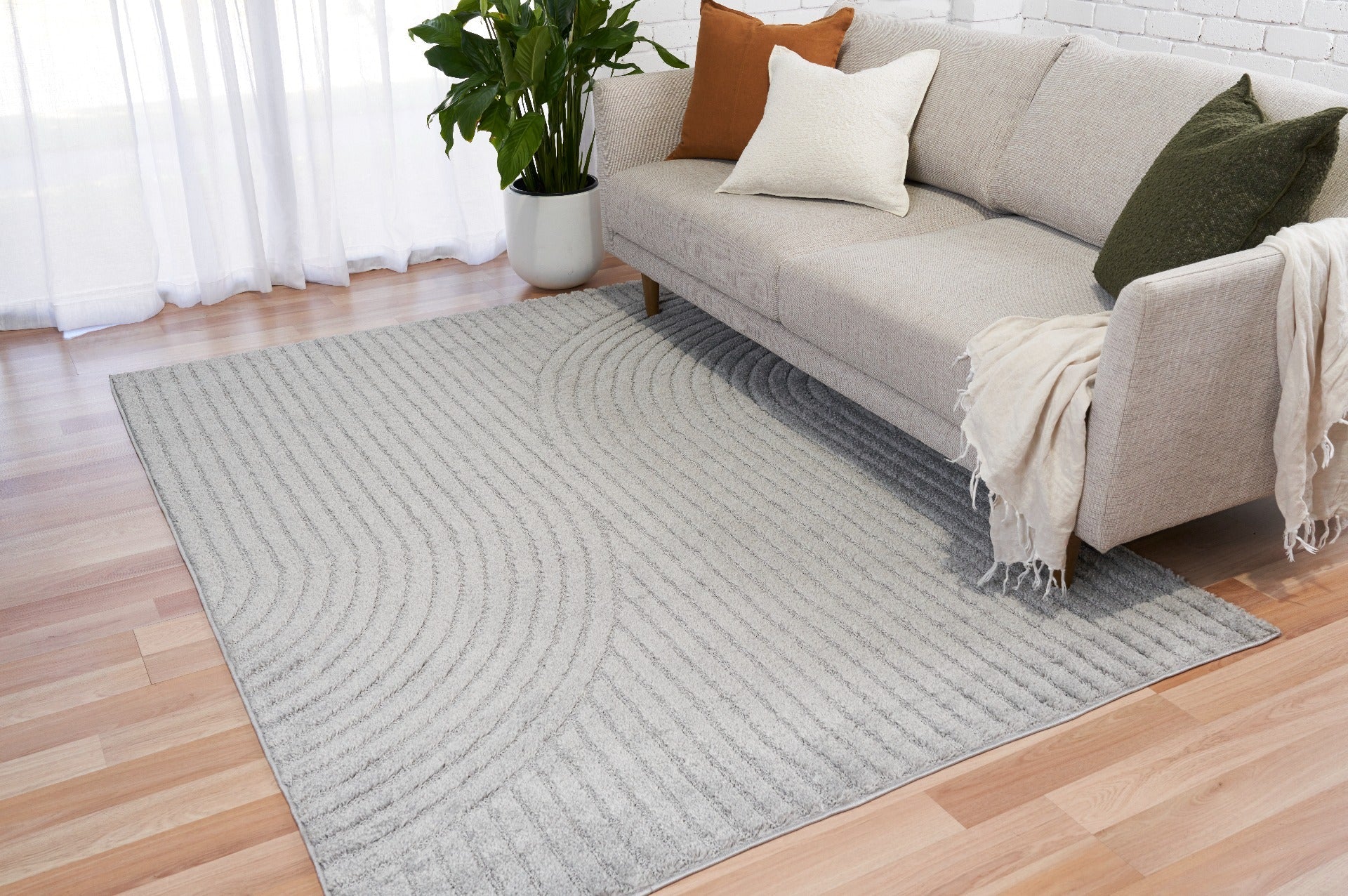 Marli Turkish Rug  12416 Light Grey.