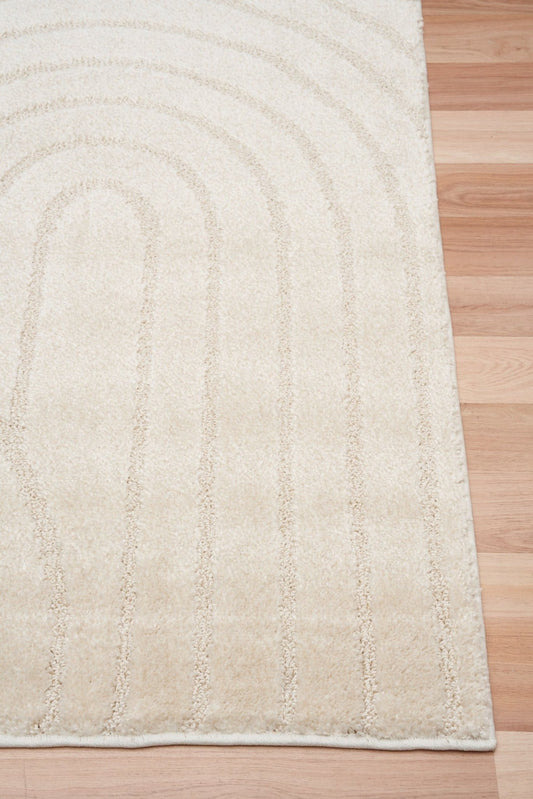 Marli Plain rug 12415 Ivory.