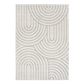 Marli Shagg Rug 12415 Ivory Light Grey.