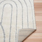 Marli Shagg Rug 12415 Ivory Light Grey.