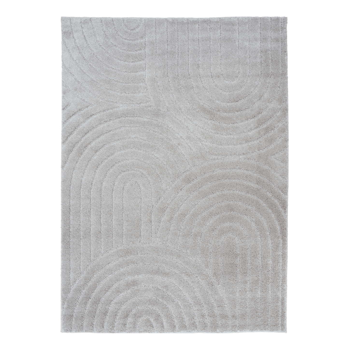 Marli Shaggy Rug 12415 Light Grey.