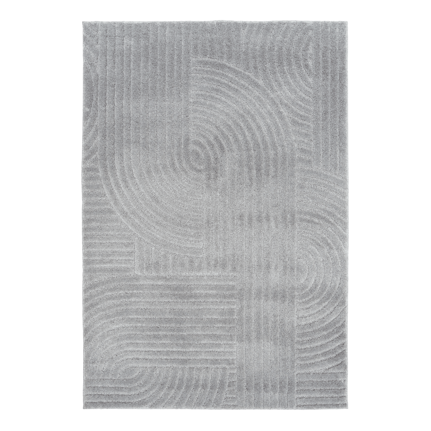 Marli Plain color Rug 12417 Light Grey.