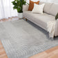 Marli Plain color Rug 12417 Light Grey.