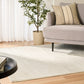 Ivory Polypropylene Area Rug , Soft & Stain Resistant , Nori - rug image 1