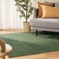 Light Green Polypropylene Area Rug , Soft & Stain Resistant , Nori - rug image 1