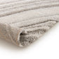 Striped area rug corner with low, looped pile and light gray base | Odessa 64607 382 Modern Abstract Living Room Rug - Rugs Point Australia