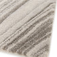 Striped low-pile area rug with diagonal rows in light gray and dark gray | Odessa 64607 382 Modern Abstract Living Room Rug - Rugs Point Australia