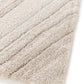 Beige textured area rug with narrow stripe pattern across the surface | Odessa 64607 561 Modern Polypropylene Area Rug - Rugs Point Australia