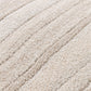 Cream-beige area rug texture with fine stripe pattern detail | Odessa 64607 561 Modern Polypropylene Area Rug - Rugs Point Australia