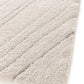 Light beige area rug with densely textured diagonal stripe pattern | Odessa 64607 571 Modern Abstract Floor Rug - Rugs Point Australia
