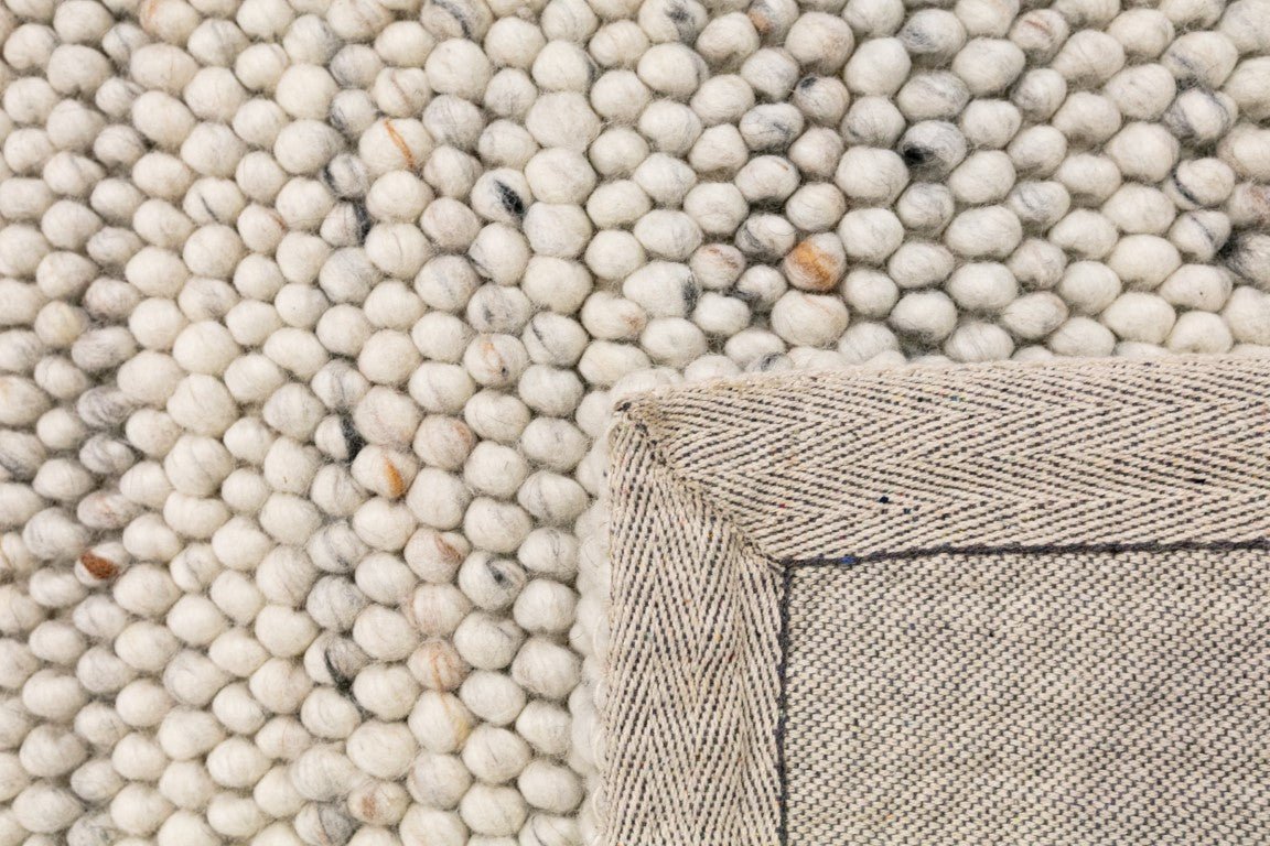 Oslo Thick Luxury Wool Carpet Rug Greyology 3562.