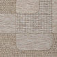 Patio 50005 straw rug close-up showing woven texture and grid-like accent lines