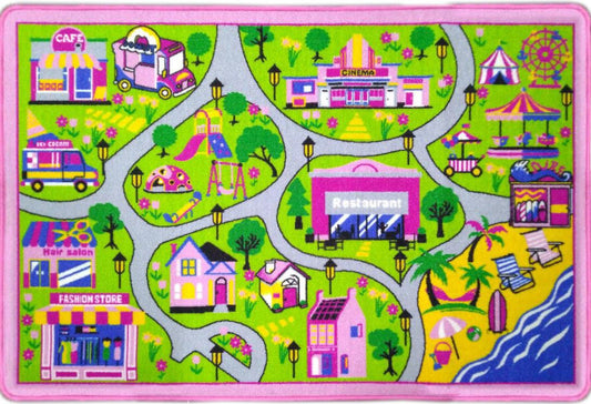 Playmat Pink Track.